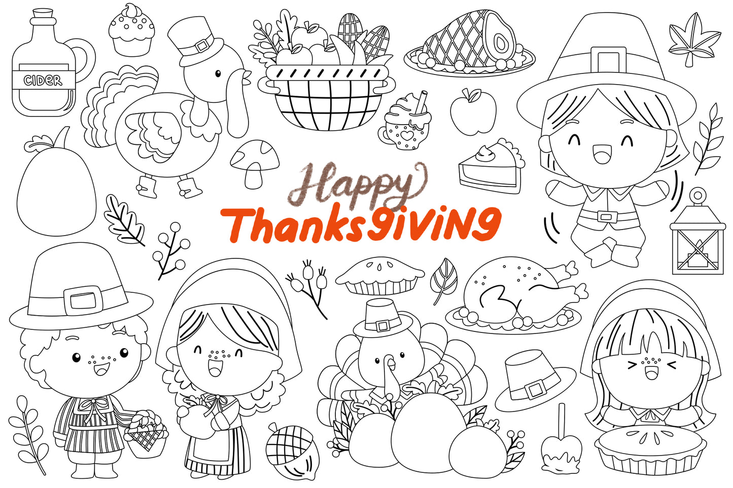 Thanksgiving Clipart - Turkey Clipart
