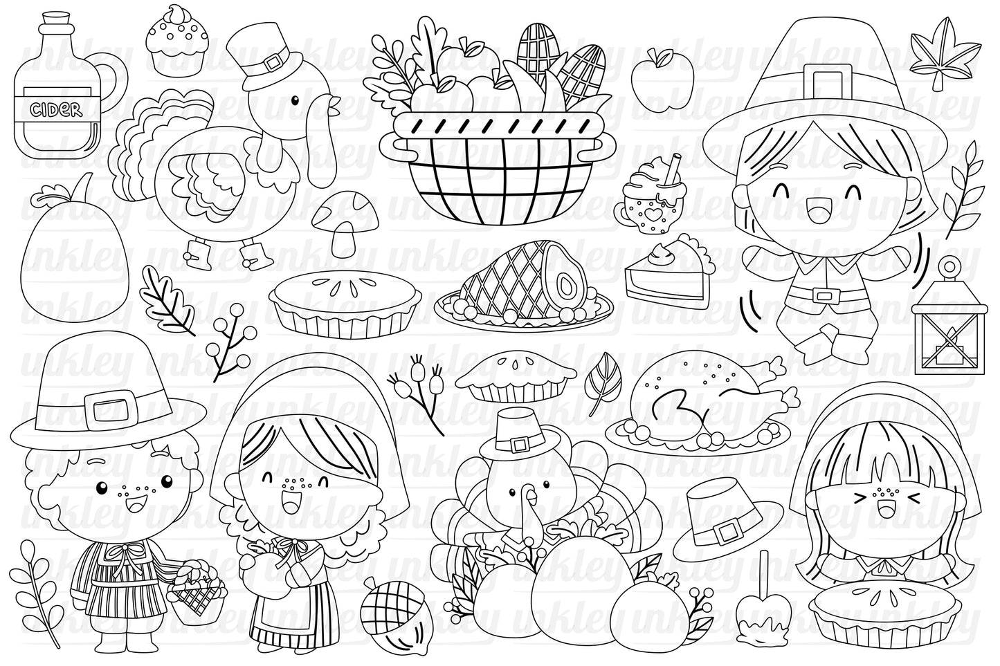 Thanksgiving Clipart - Turkey Clipart