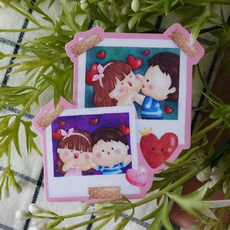 Valentine Die Cut Sticker Sheet | Waterproof | Aesthetic Sticker | Sticker Sheet Pack | Planner Sticker