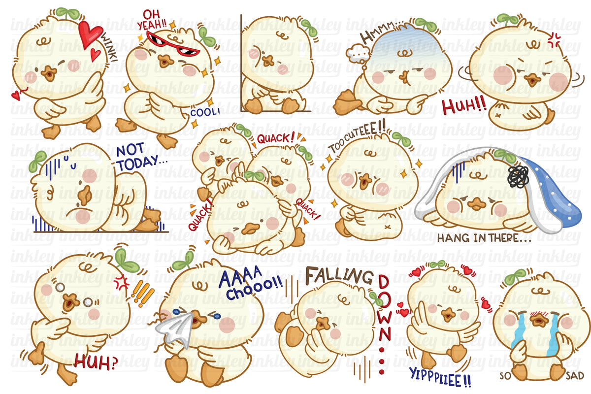 Cute Duck Clipart - Animal Clip Art