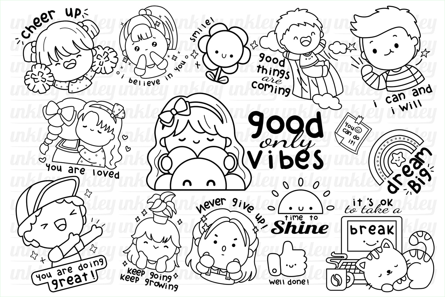 Motivational Quote Clipart - Motivation Clip Art Coloring