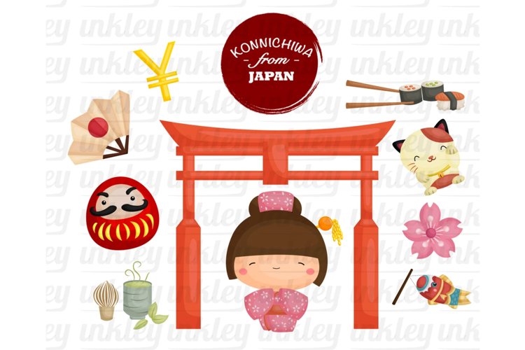 Japan Culture Clipart - Food and Drinks Clip Art