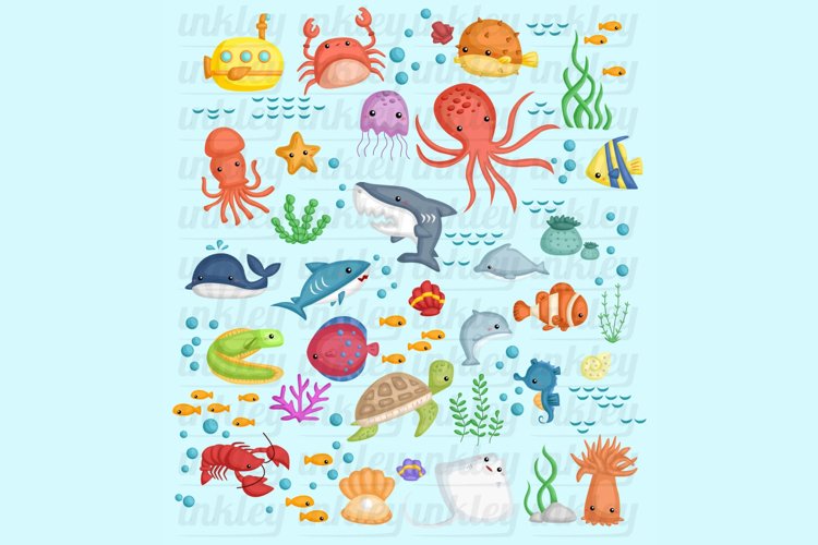 Underwater Clipart - Under the Sea Clip Art