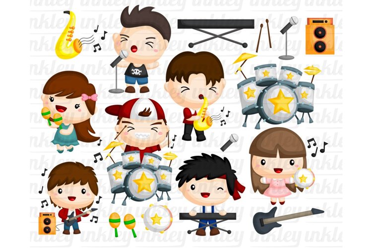 Music Band Clipart - Band Player Clip Art