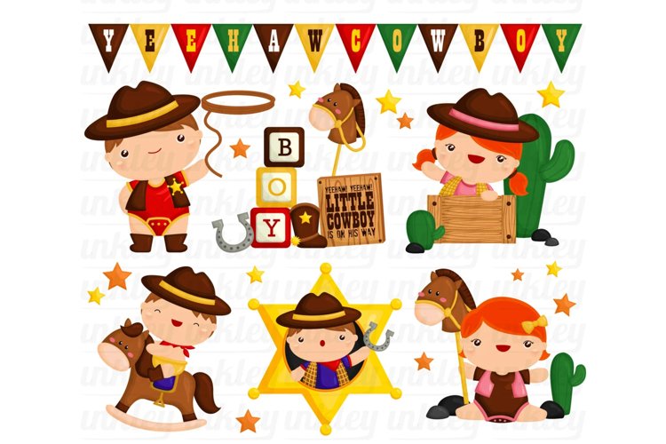 Cute Cowboy Clipart - Cute Baby Clip Art