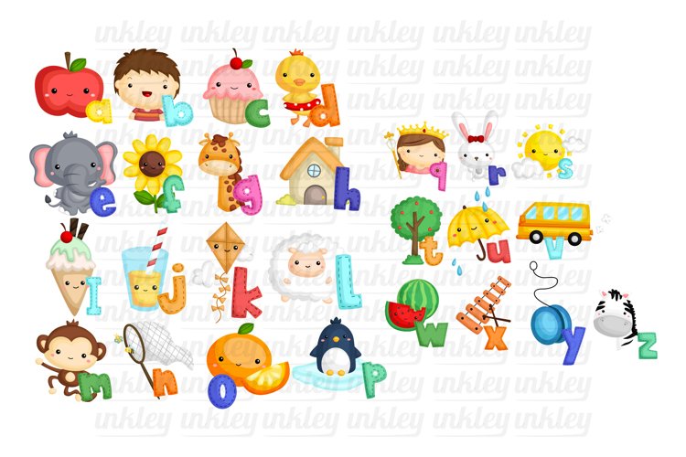 Alphabet Clipart - A to Z Clip Art