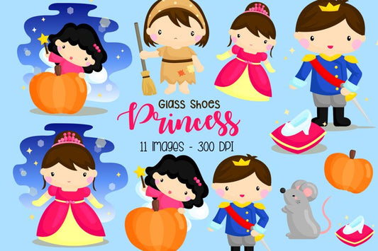 Cinderella Story Clipart - Story and Fairytale Clip Art
