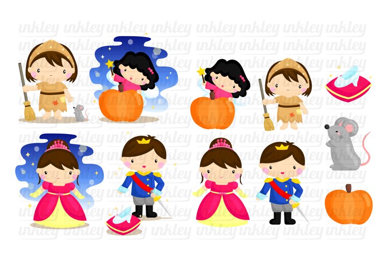 Cinderella Story Clipart - Story and Fairytale Clip Art