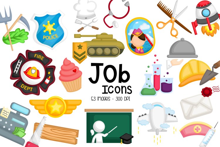 Job and Occupation Clipart - Cute Job Clip Art