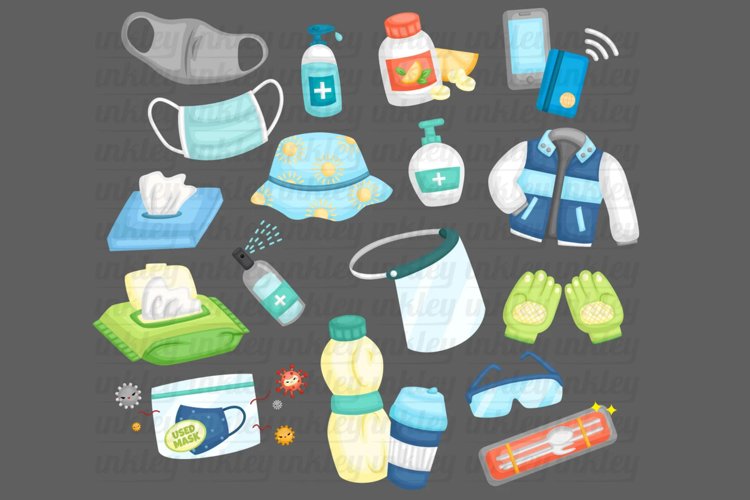 New Normal Essential Item Clipart - Equipment Clip Art