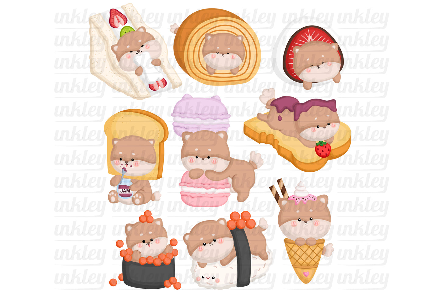 Cute Food Clipart - Cute Dog Clip Art