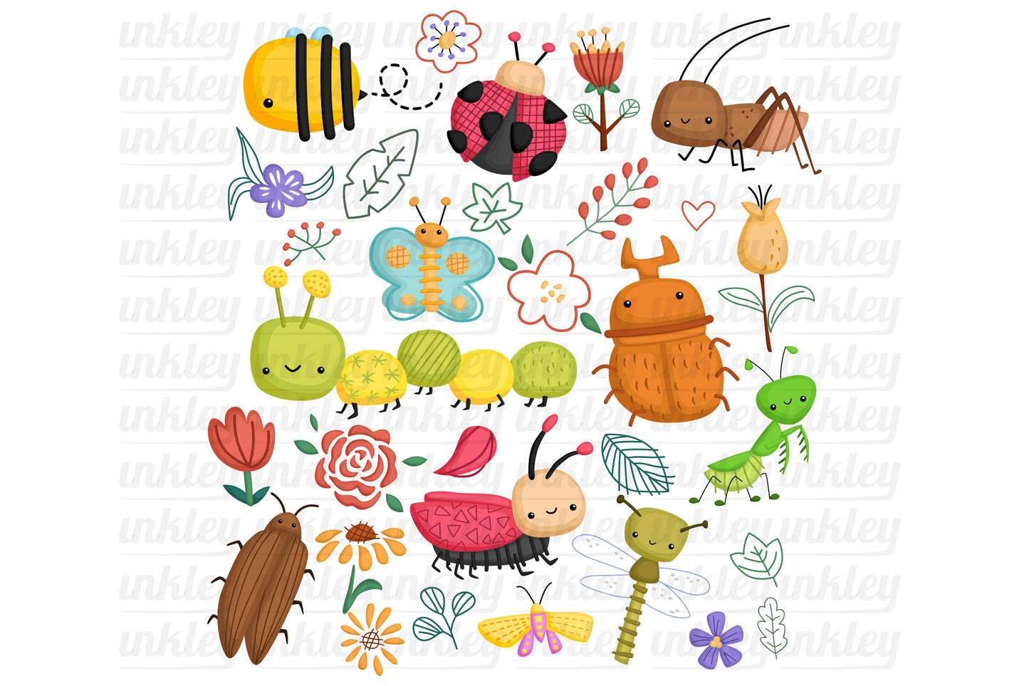 Baby Bug Clipart - Cute Bugs Types Clip Art