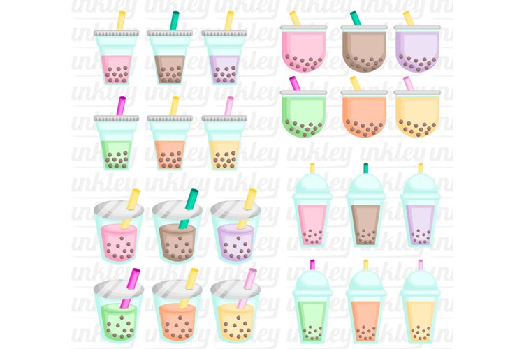 Bubble Tea Clipart - Cute Kids Clip Art