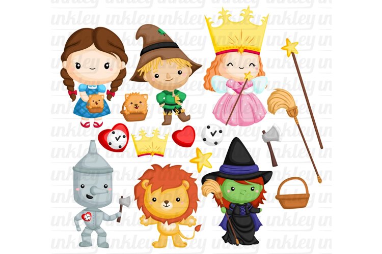 Wizard of Oz Clipart - Kids Story Clip Art