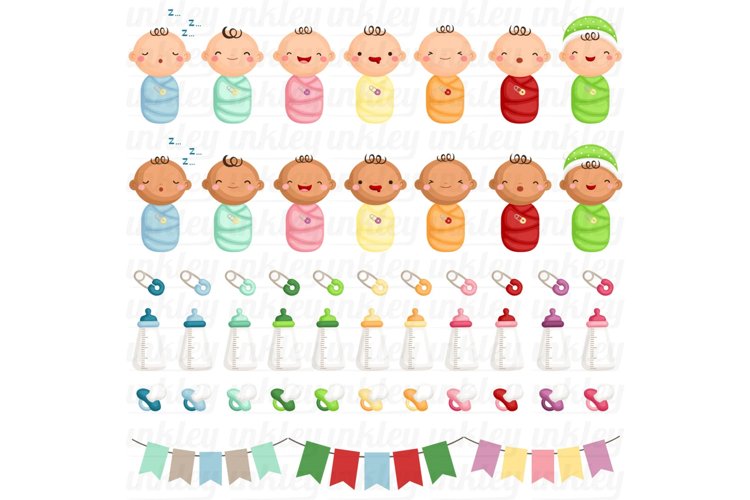 Cute Babies Clipart - Baby Icon Clip Art