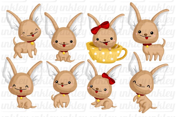 Cute Chihuahua Clipart - Cute Animal Clip Art
