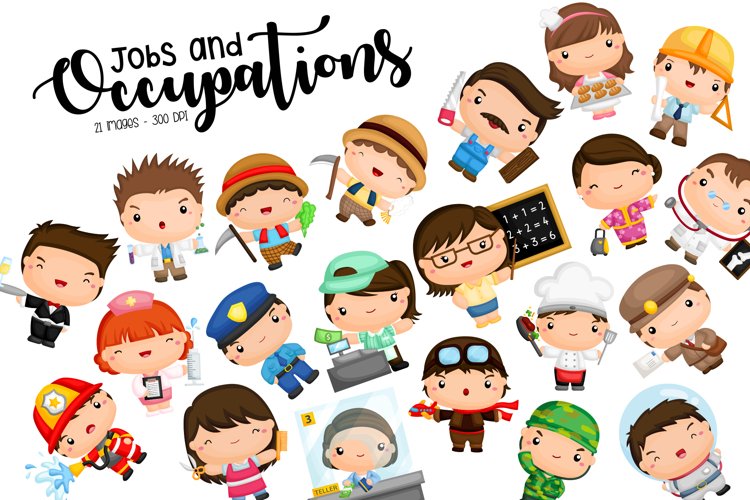 Job and Occupation Clipart - Cute Job Clip Art