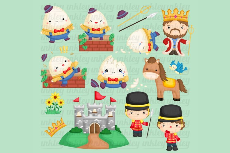 Humpty Dumpty Clipart - Cute Story Clip Art