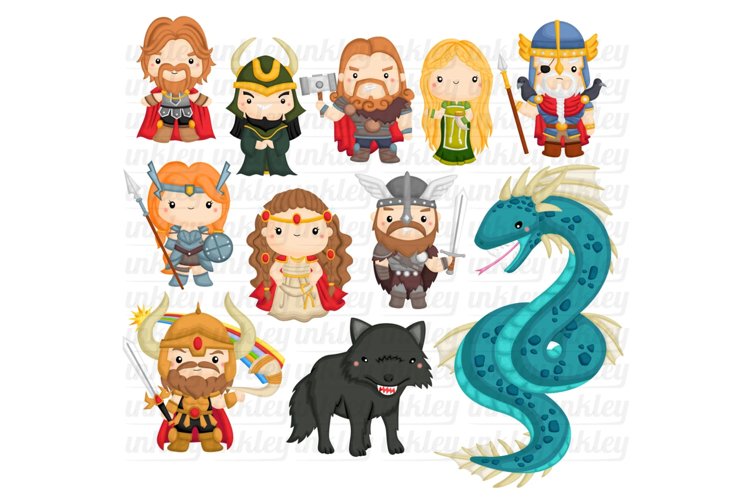 Norse Mythology Clipart - Viking Clip Art