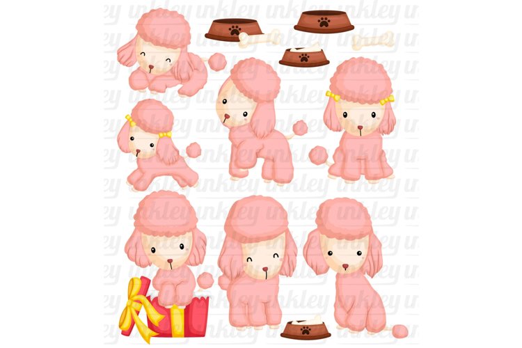 Poodle Breed Clipart - Cute Dogs Clip Art
