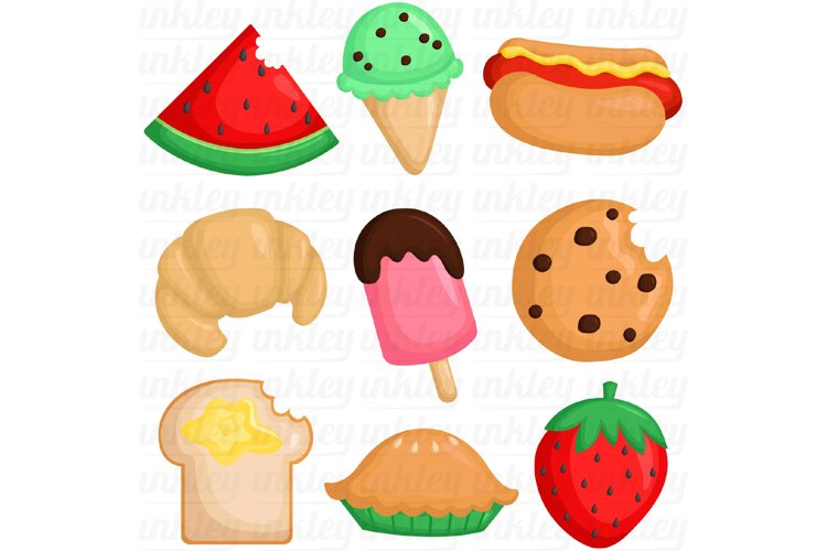 Summer Food Clipart - Refreshing Food Clip Art