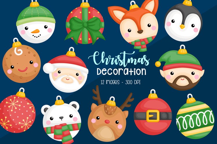 Christmas Decoration Clipart - Christmas Ball Clip Art