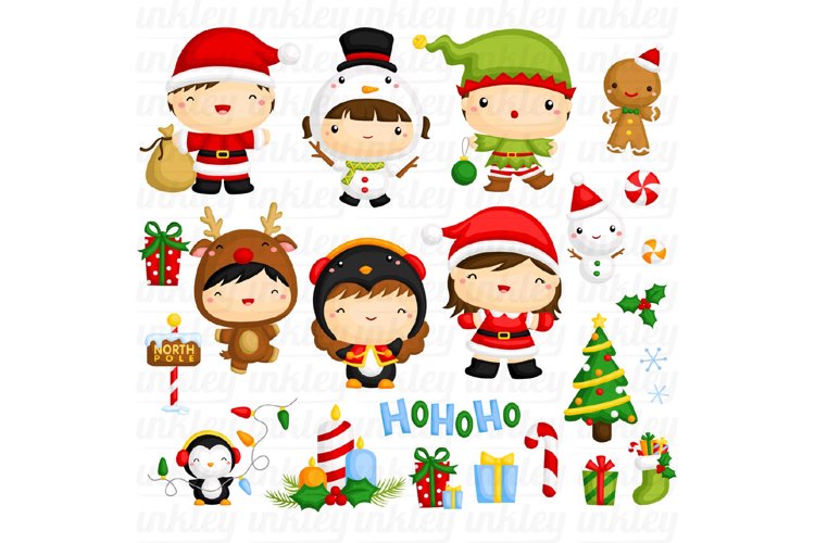 Cute Christmas Clipart - Santa Claus Clip Art
