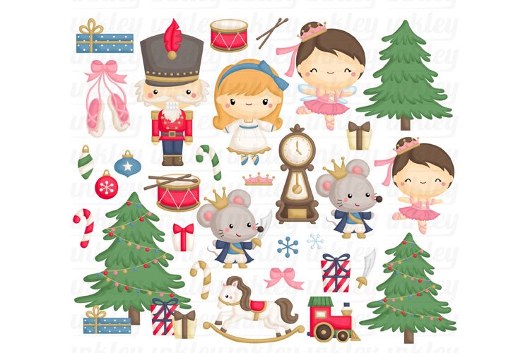 Nutcracker Ballet Clipart - Cute Fairy Tale Clip Art