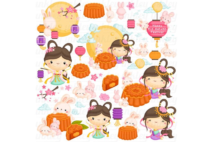 Mooncake Festival Clipart - Mid Autumn Festival Clip Art