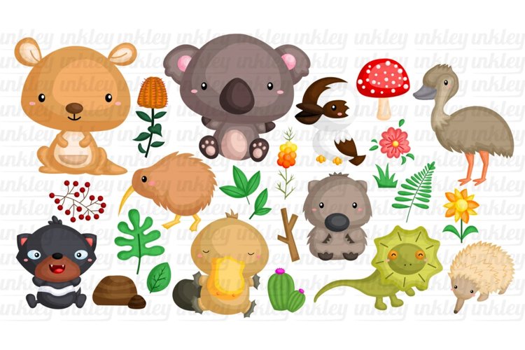 Australia Animal Clipart - New Zealand Animal