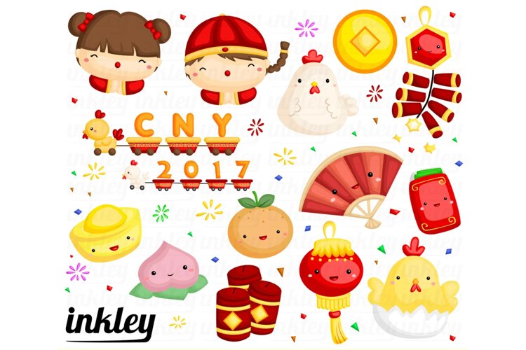 Chinese New Year Clipart - Rooster Zodiac Clip Art