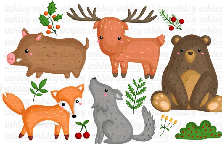 Wild Animal Clipart - Cute Animal Clip Art
