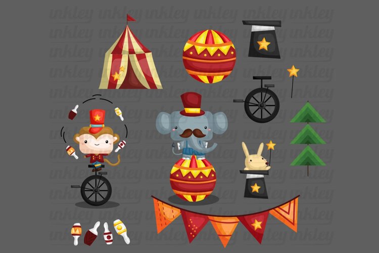Circus Animal Clipart - Carnival in the City