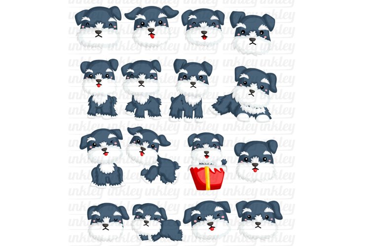 Schnauzer Clipart - Dog Breed Clip Art