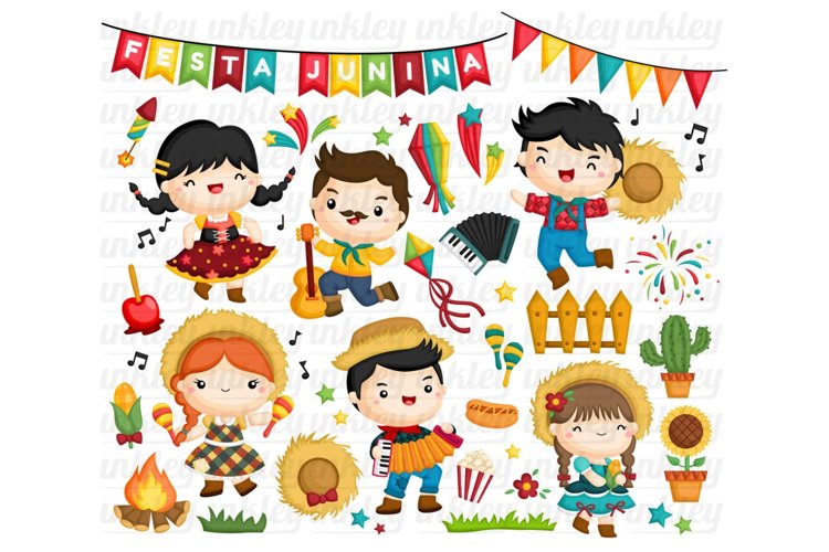 Festa Junina Clipart - Brazil Clip Art - June Festival
