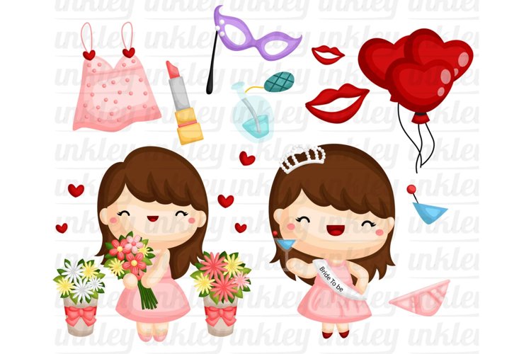 Bachelorette Party Clipart - Bride to be Clip Art