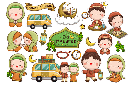 Eid Mubarak Clipart - Holiday Clip Art