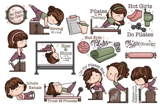 Pilates Clipart - Cute Sports Clip Art