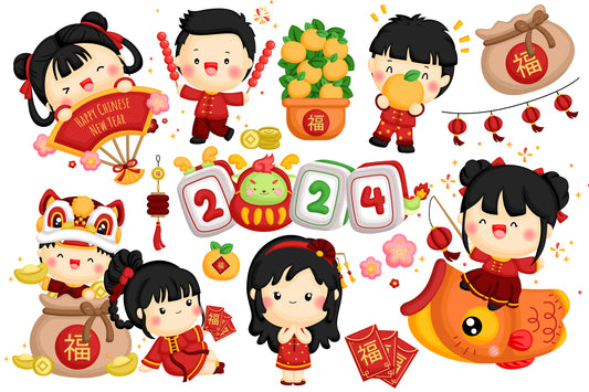 Chinese New Year Clipart - Chinese Tradition Clip Art