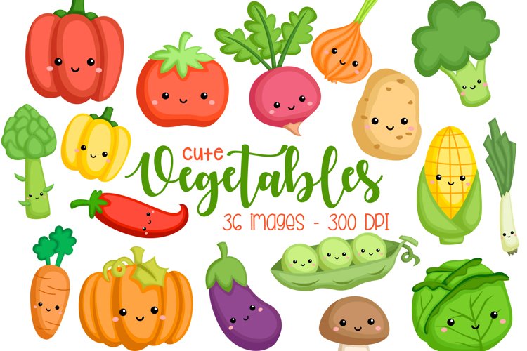 Vegetables Clipart - Food Clip Art