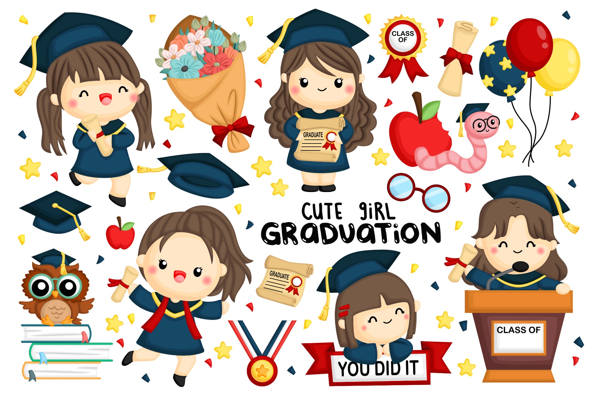 university graduation clip art