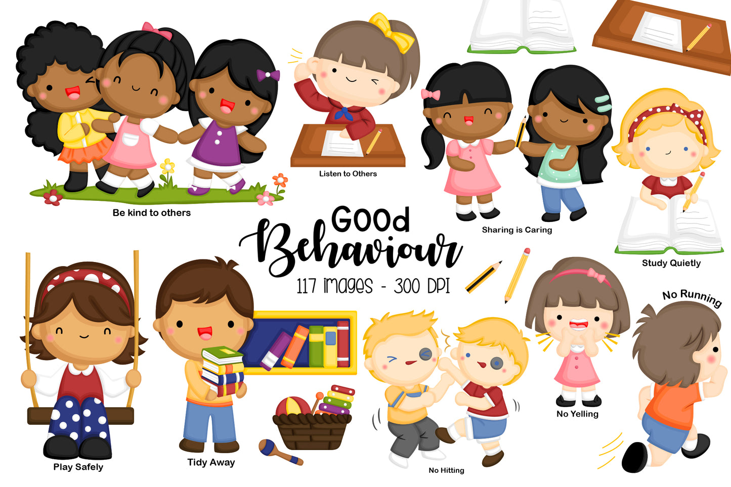 Good Behavior Clipart - Etiquette Clip Art