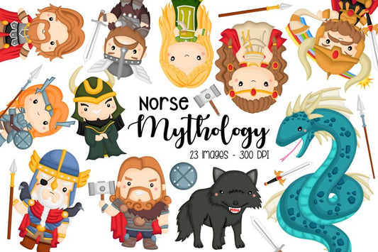 Norse Mythology Clipart - Viking Clip Art
