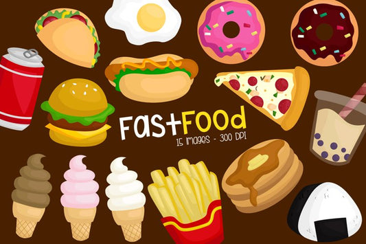 Fast Food Clipart - Junk Food Restaurant Clip Art