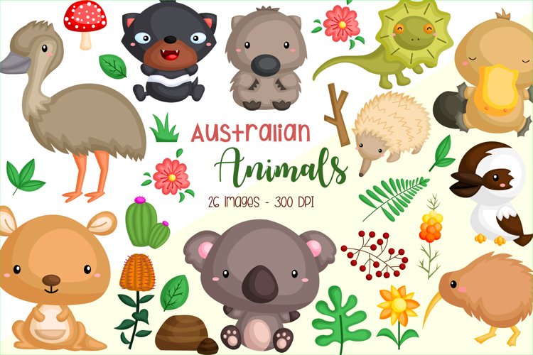 Australia Animal Clipart - New Zealand Animal