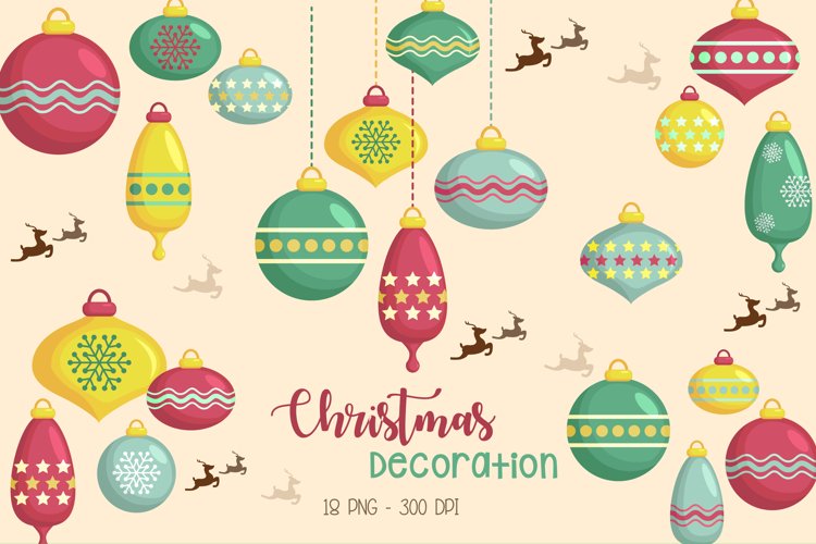 Christmas Decoration Clipart - Chirstmas Clip Art