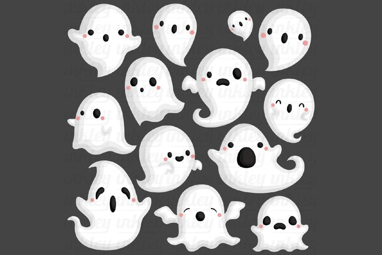 Halloween Ghost Clipart - Cute Ghost Clip Art