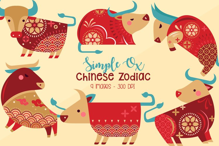 Year of the Ox Clipart - Chinese New Year Clip Art