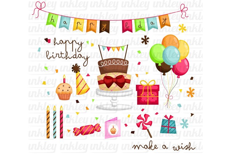 Birthday Cake Clipart - Birthday Party Clip Art